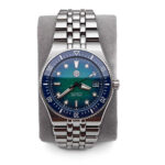 San Martin SN0148-GB Integrated Bracelet Blue Dial - imagine 3