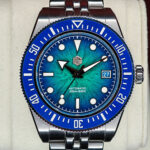 San Martin SN0148 Enamel Sunburst Blue